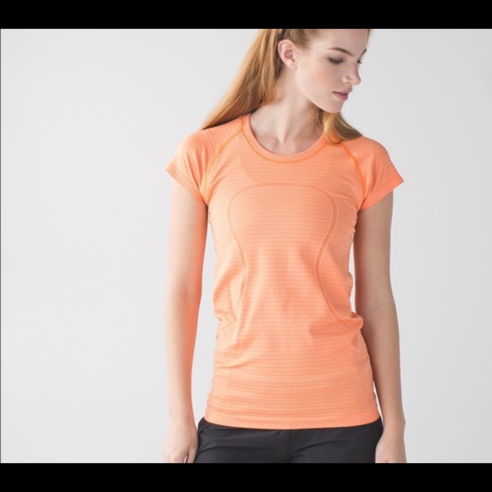 Lululemon Swiftly Short Sleeve Orange